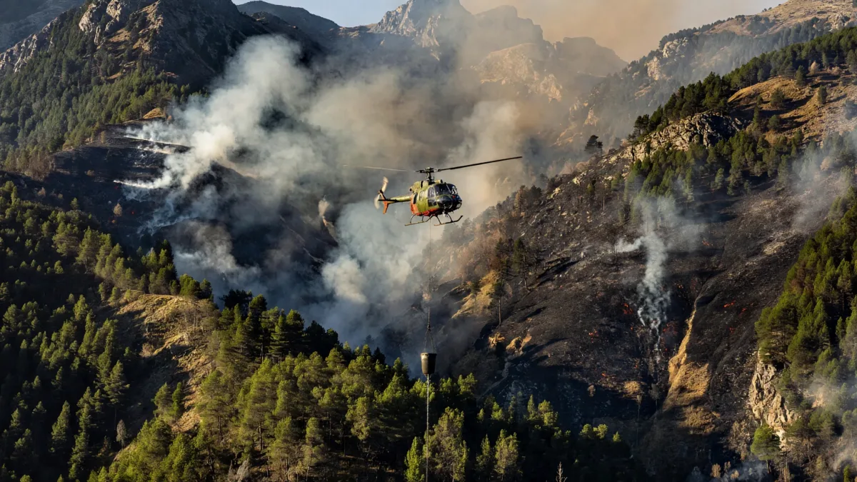 Conflent : situation maîtrisée après une nuit calme sur le feu