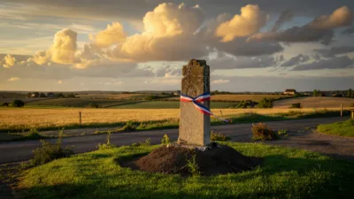Contalmaison : la stèle du Capitaine Dodgson inaugurée après sa restauration