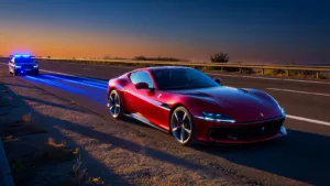 Corrèze : une Ferrari contrôlée à 200 km/h, permis retiré et voiture en fourrière