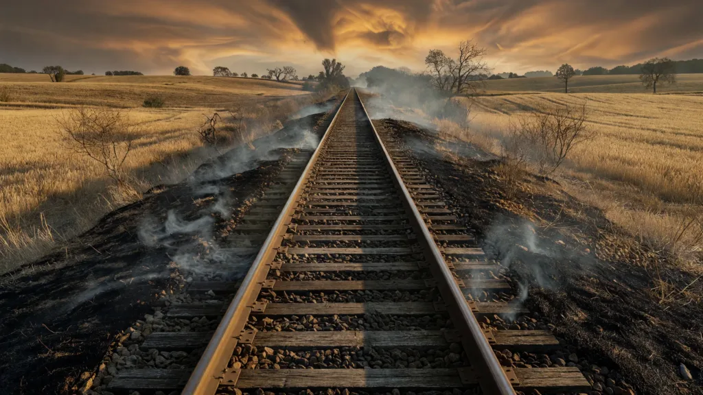 Côte-d'Or : un train de marchandises déclenche cinq incendies, trafic coupé