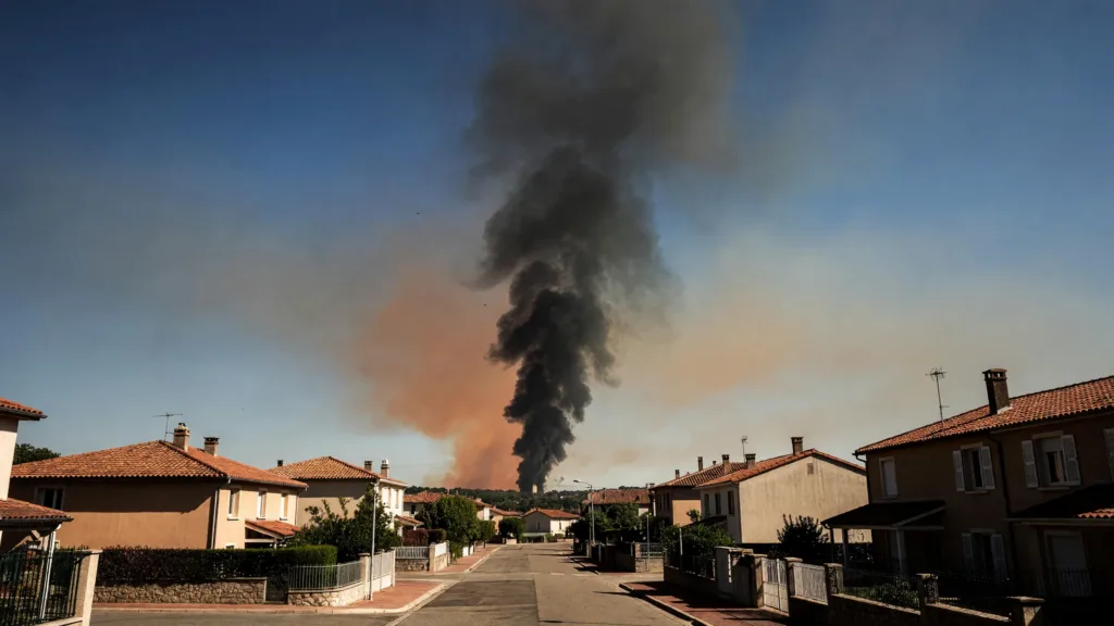 Craponne : un bus TCL prend feu chemin de la Tourette, 25 pompiers mobilisés