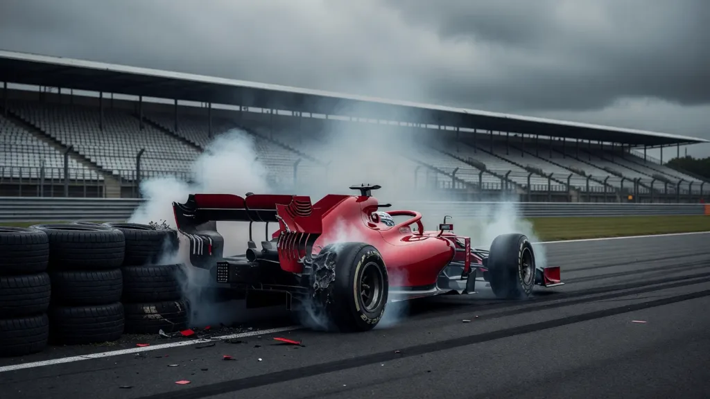 Crash de Verstappen à Silverstone : une défaillance d'aileron arrière provoque son abandon