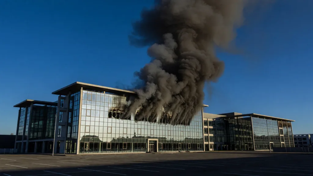Créteil : important incendie maîtrisé sur le site Essilor, aucun blessé