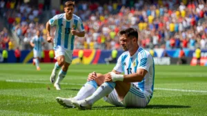 Cristian Romero sort blessé en finale : l&rsquo;Argentine perd son pilier défensif