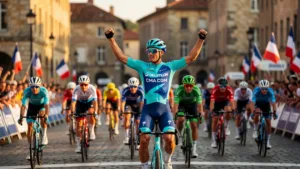 Decathlon CMA CGM remporte sa première étape sur le Tour de France 2026