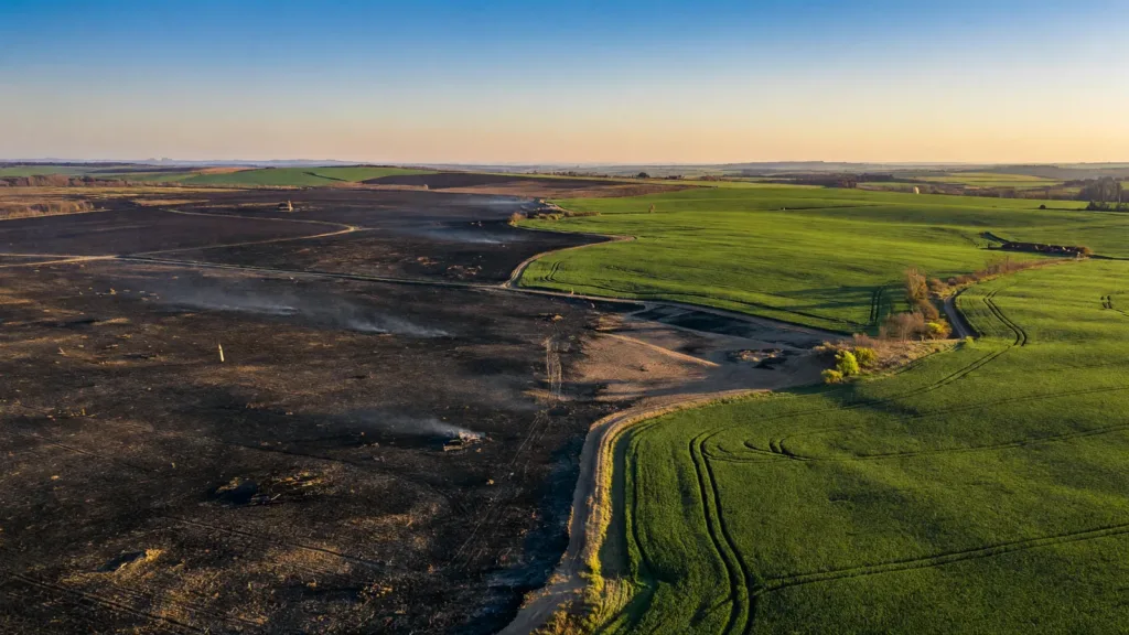 Deux-Sèvres : près de 1 000 hectares sauvés par les pompiers après une série d'incendies en alerte rouge