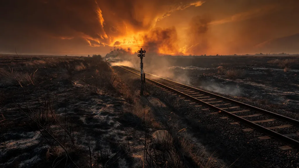 Deux-Sèvres : un incendie stoppe les trains, le département en alerte rouge