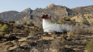 Die : reprise de feu locale et maîtrisée sur le massif de Justin