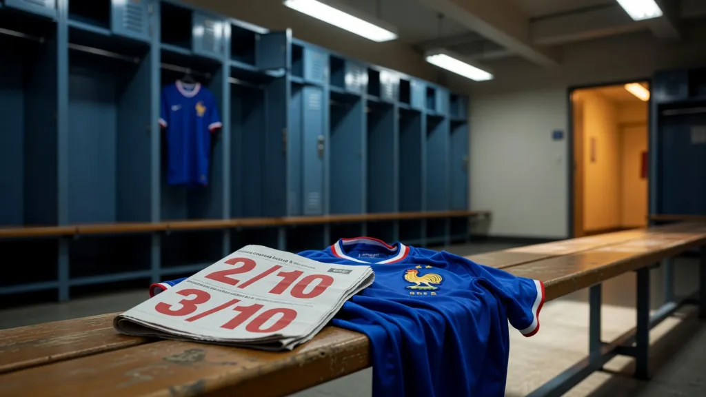 Digne à 2/10, Mbappé à 3/10 : les notes qui font polémique