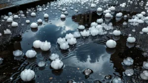 Dijon : violent orage de grêle et un chien disparu dans la panique