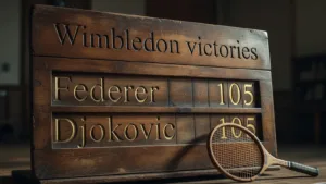 Djokovic égale Federer : 105 victoires à Wimbledon, un record en vue
