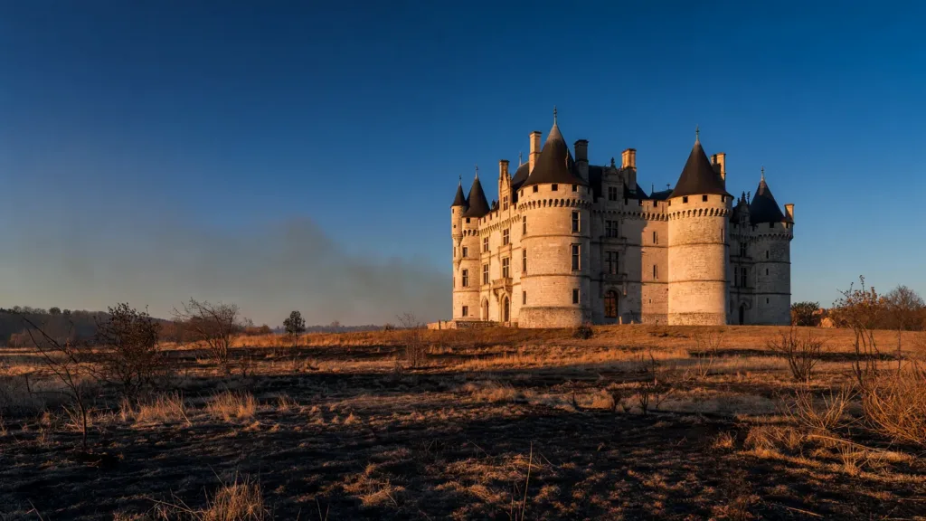 Dordogne : un incendie brûle 6 hectares près du château de Paluel