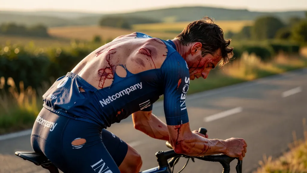 Dorian Godon : chute violente mais pas de commotion