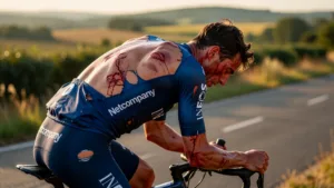 Dorian Godon : chute violente mais pas de commotion