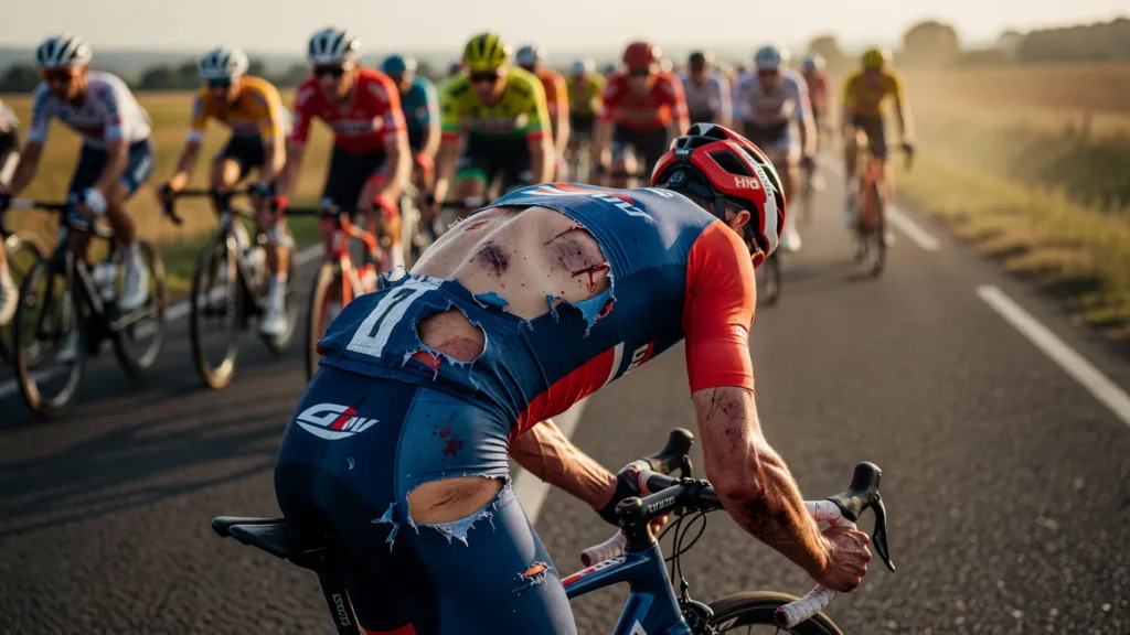 Dorian Godon repart après sa chute à Chalon-sur-Saône