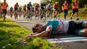 Dorian Godon reste en course après la chute collective de l&rsquo;étape 12