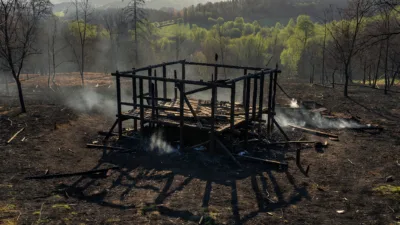 Douzillac : une palombière détruite par un incendie criminel