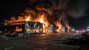 Drones ukrainiens : nouveaux incendies dans les entrepôts Wildberries en Russie