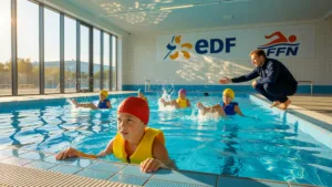 EDF offre la natation à 580 jeunes lors des Championnats d&rsquo;Europe