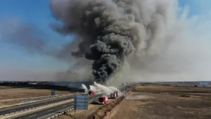 Essonne : incendie majeur près de l&rsquo;ancien hippodrome, la RN104 coupée, 180 pompiers mobilisés