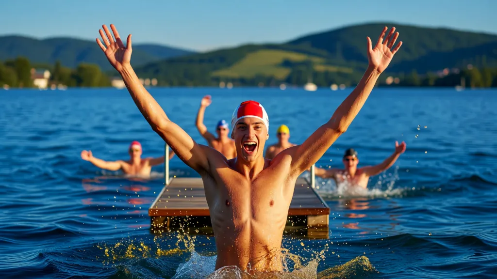 Ethan Parker champion d'Europe jeune, trois médailles pour la France en eau libre