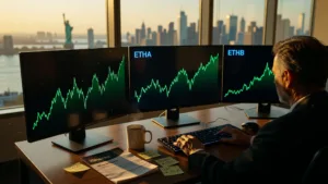 Ethereum dépasse Bitcoin sur les flux ETF : pourquoi le staking change tout