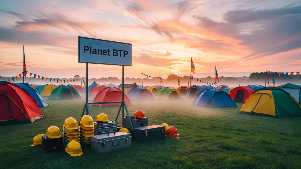 Eurockéennes 2026 : Planet BTP fait découvrir les métiers du bâtiment aux festivaliers