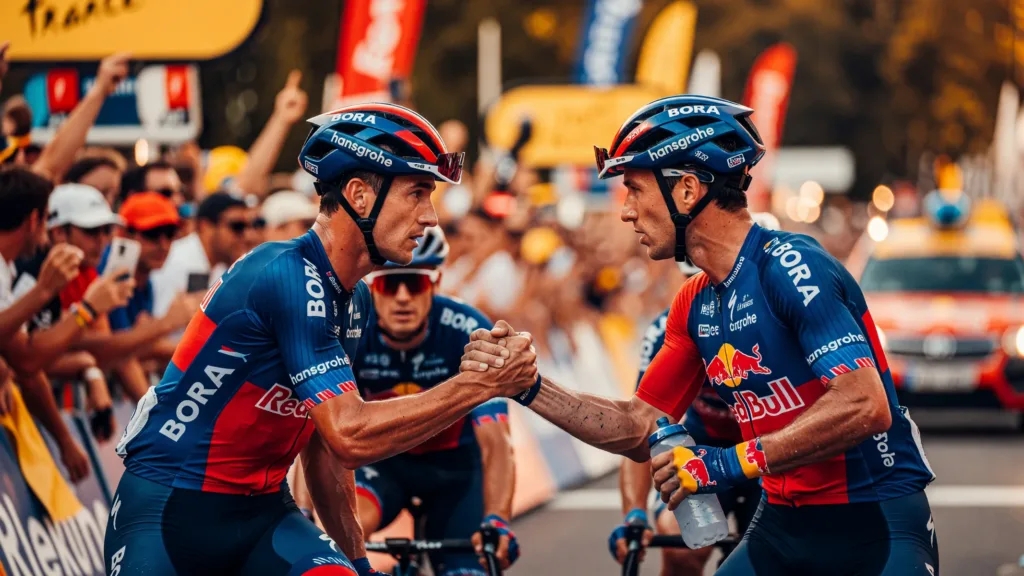 Evenepoel et Lipowitz affichent leur réconciliation après l'étape 10