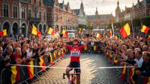 Evenepoel triomphe à Alost devant 60 000 spectateurs