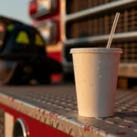 Évron : McDonald's offre une boisson aux pompiers mobilisés