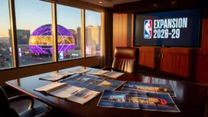 Expansion NBA : Las Vegas et Seattle en ligne de mire pour 2028-29