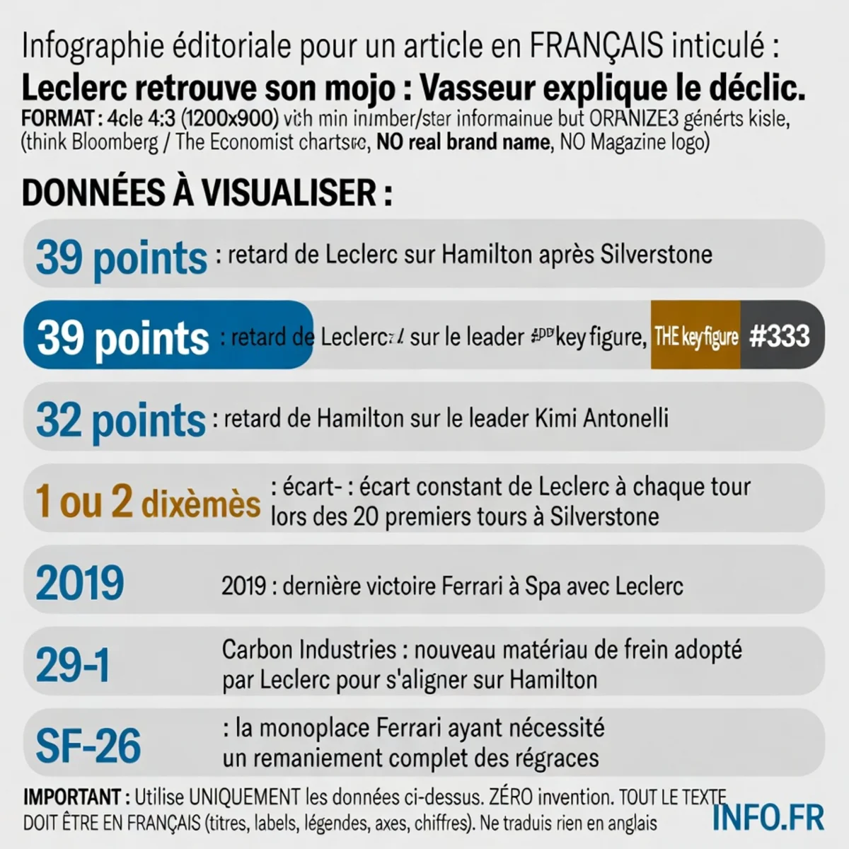 Le déclic de Charles Leclerc avant Spa: changement de freins Carbon Industries, victoire à Silverstone et bataille serrée pour le titre avec huit courses restantes.