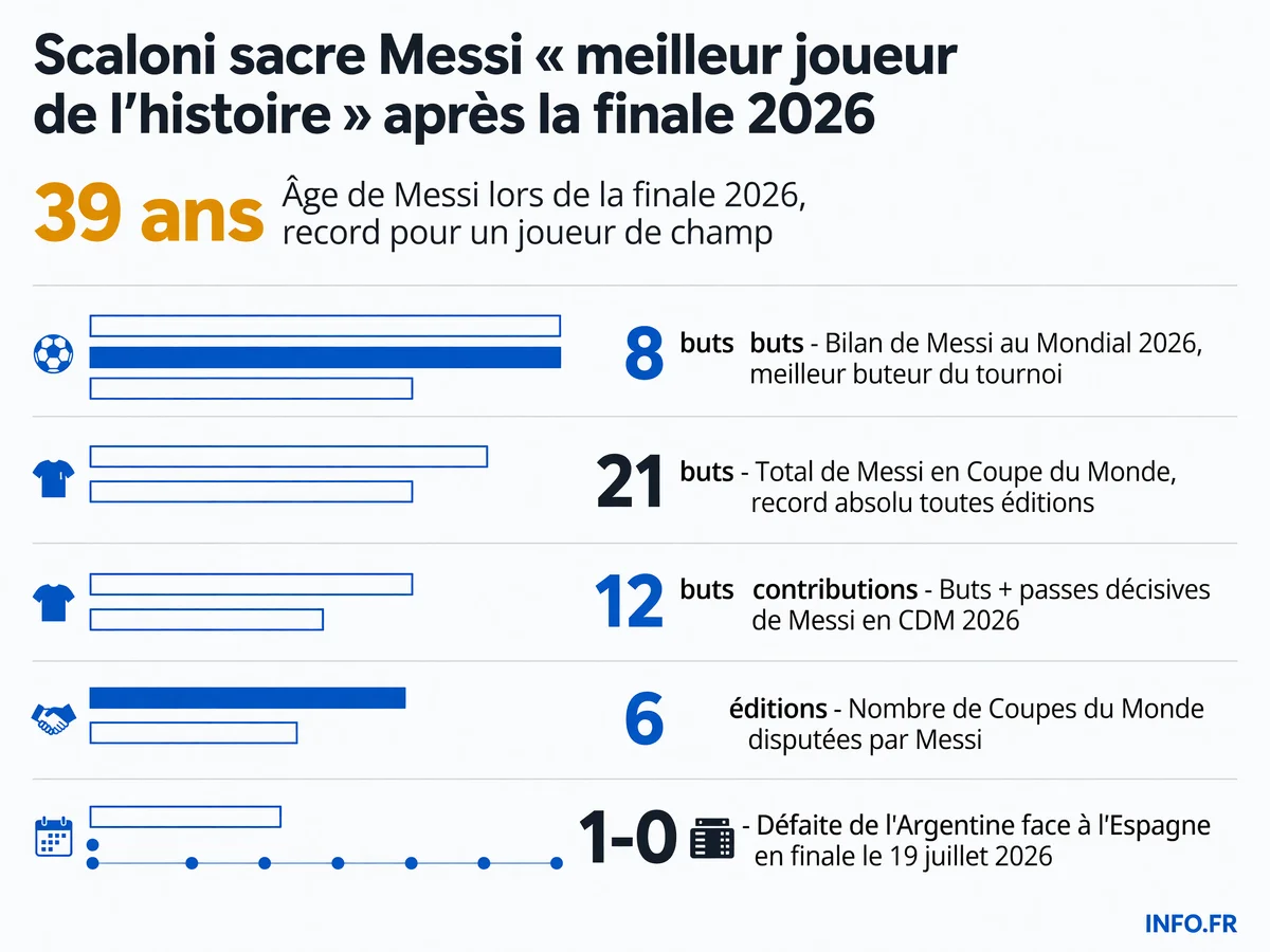 Les records de longévité et de buts de Lionel Messi lors de la Coupe du Monde 2026 à 39 ans