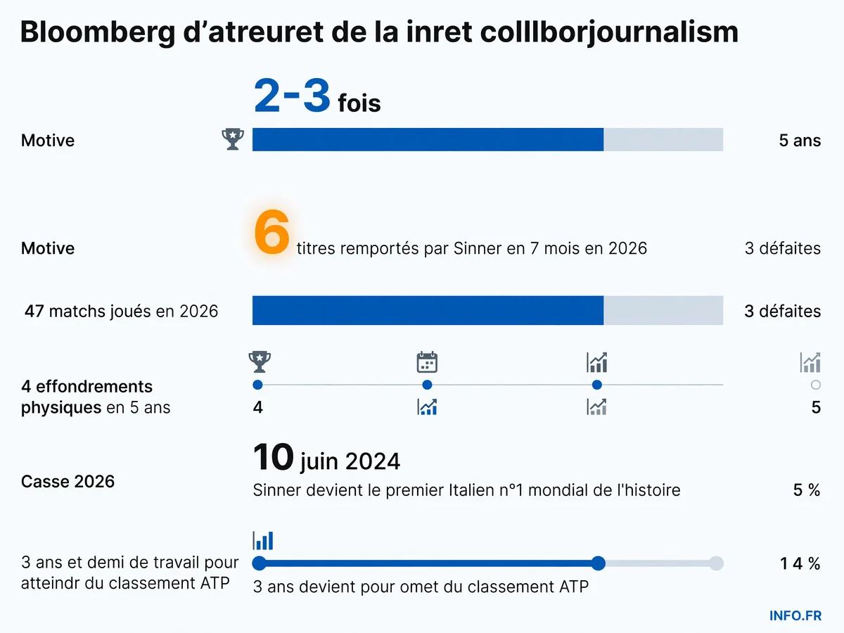 Jannik Sinner: les chiffres de son moteur intérieur exceptionnel révélés par son entraîneur Simone Vagnozzi