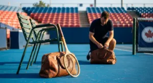 Félix Auger-Aliassime sous la houlette de son père à l'Omnium Banque Nationale