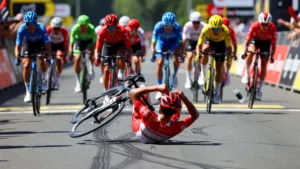 Fernando Gaviria éjecté du Tour : fracture et fin de course à 60 km/h