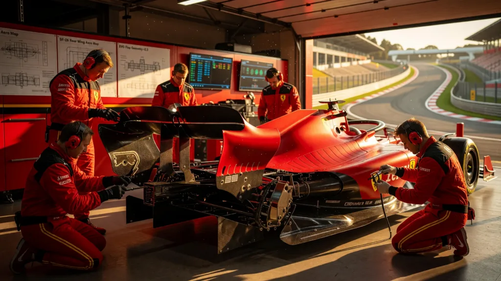 Ferrari mise sur l'aéro pour défier Mercedes à Spa