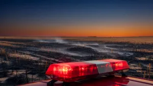 Feux de récoltes : 17 pompiers des Yvelines en renfort à Melun