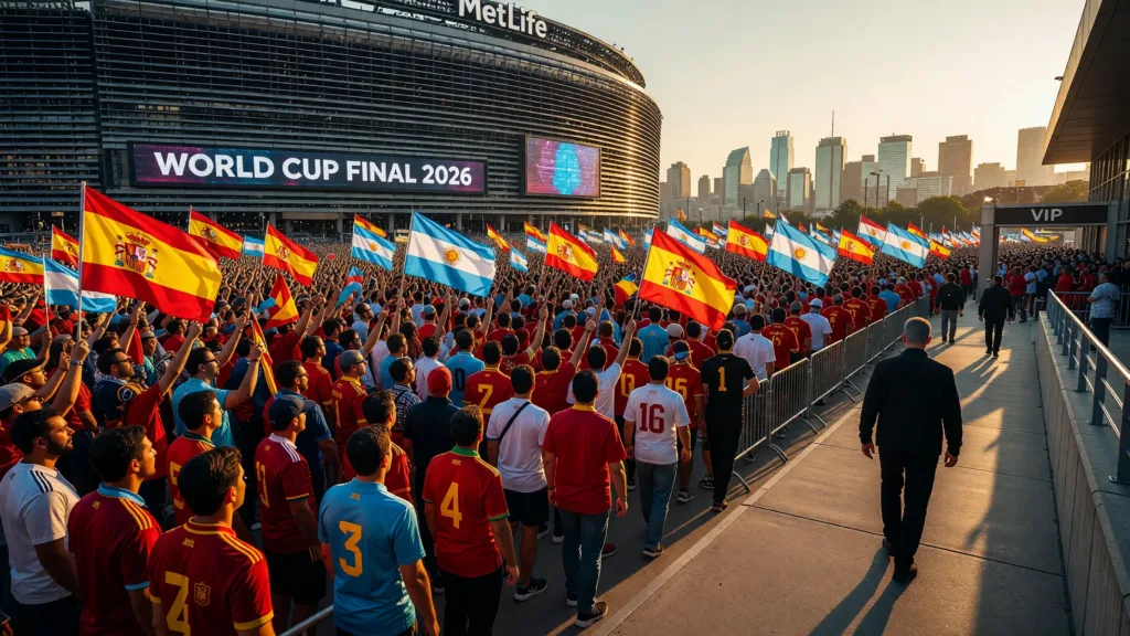 Finale Espagne-Argentine : le MetLife Stadium se prépare au choc