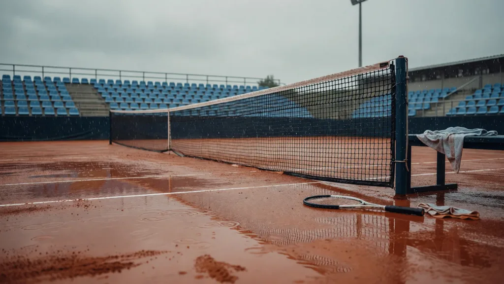 Finale WTA d'Iași : Badosa-Sherif reportée à lundi, la pluie noie le court