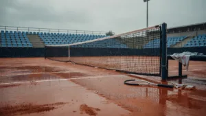 Finale WTA d&rsquo;Iași : Badosa-Sherif reportée à lundi, la pluie noie le court