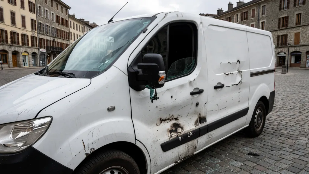 Fontaine : un ado grièvement blessé, une camionnette innocente saccagée