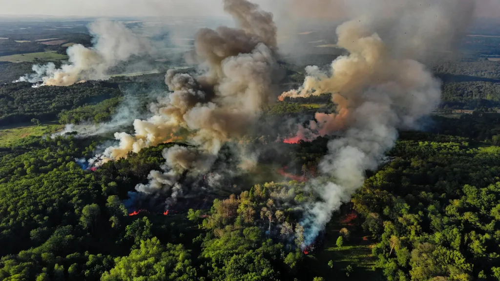 Fontainebleau : 2 050 hectares brûlés, 800 pompiers mobilisés ce 14 juillet