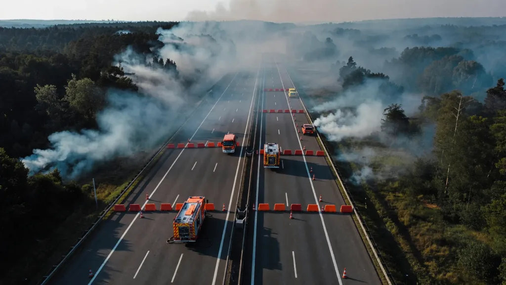 Fontainebleau : l'A6 reste fermée après des reprises de feu, réouverture vendredi