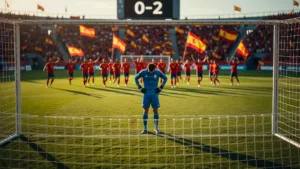 France 0-2 Espagne : Deschamps accuse l&rsquo;arbitre, les Bleus s&rsquo;effondrent