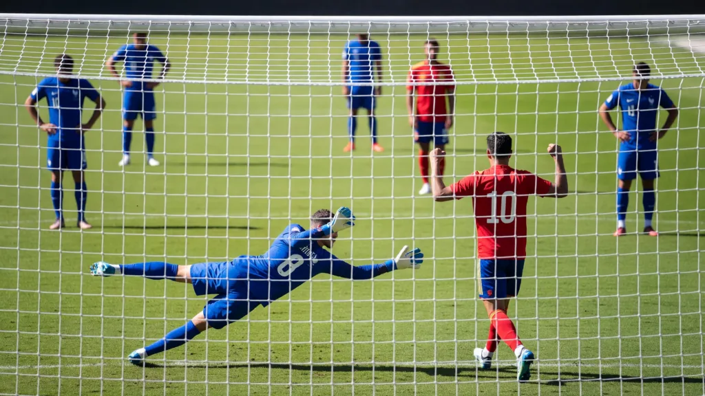 France-Espagne 0-1 à la mi-temps : Saliba blessé, Oyarzabal punit les Bleus
