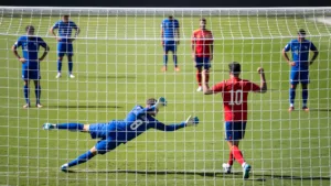 France-Espagne 0-1 à la mi-temps : Saliba blessé, Oyarzabal punit les Bleus