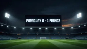 France-Paraguay : une qualification entachée par l&rsquo;attitude scandaleuse des Paraguayens et un arbitrage critiqué