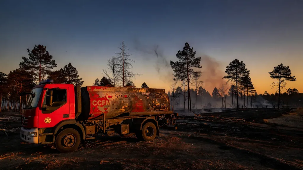 Gard : trois camions du SDIS 71 endommagés lors d'un renfort