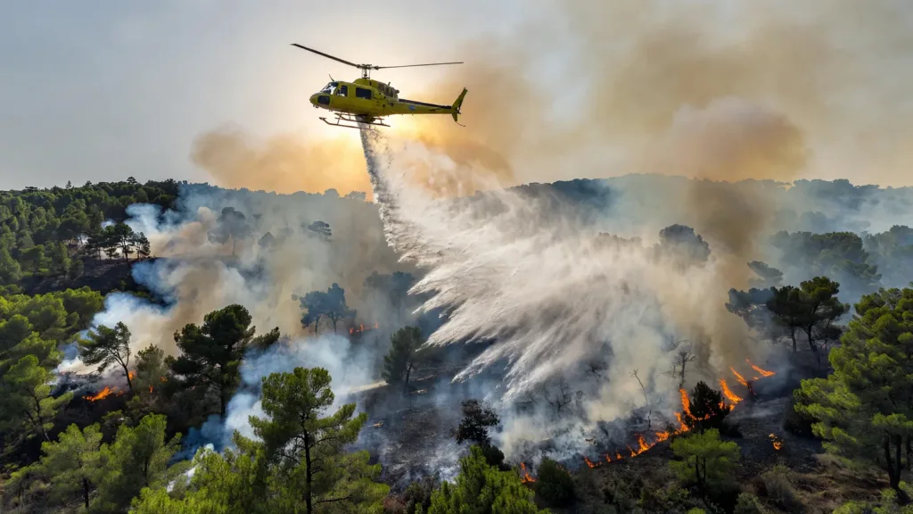 Gard : un incendie en cours à Saint-Gervais mobilise 100 pompiers, deux habitations protégées